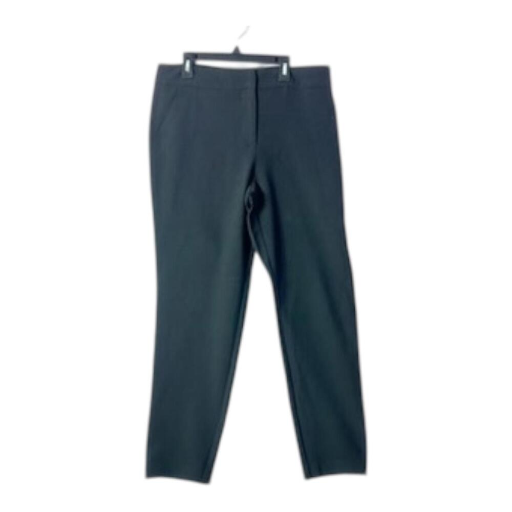 Trina Turk Black Slacks with Gold Zipper Details Size 10